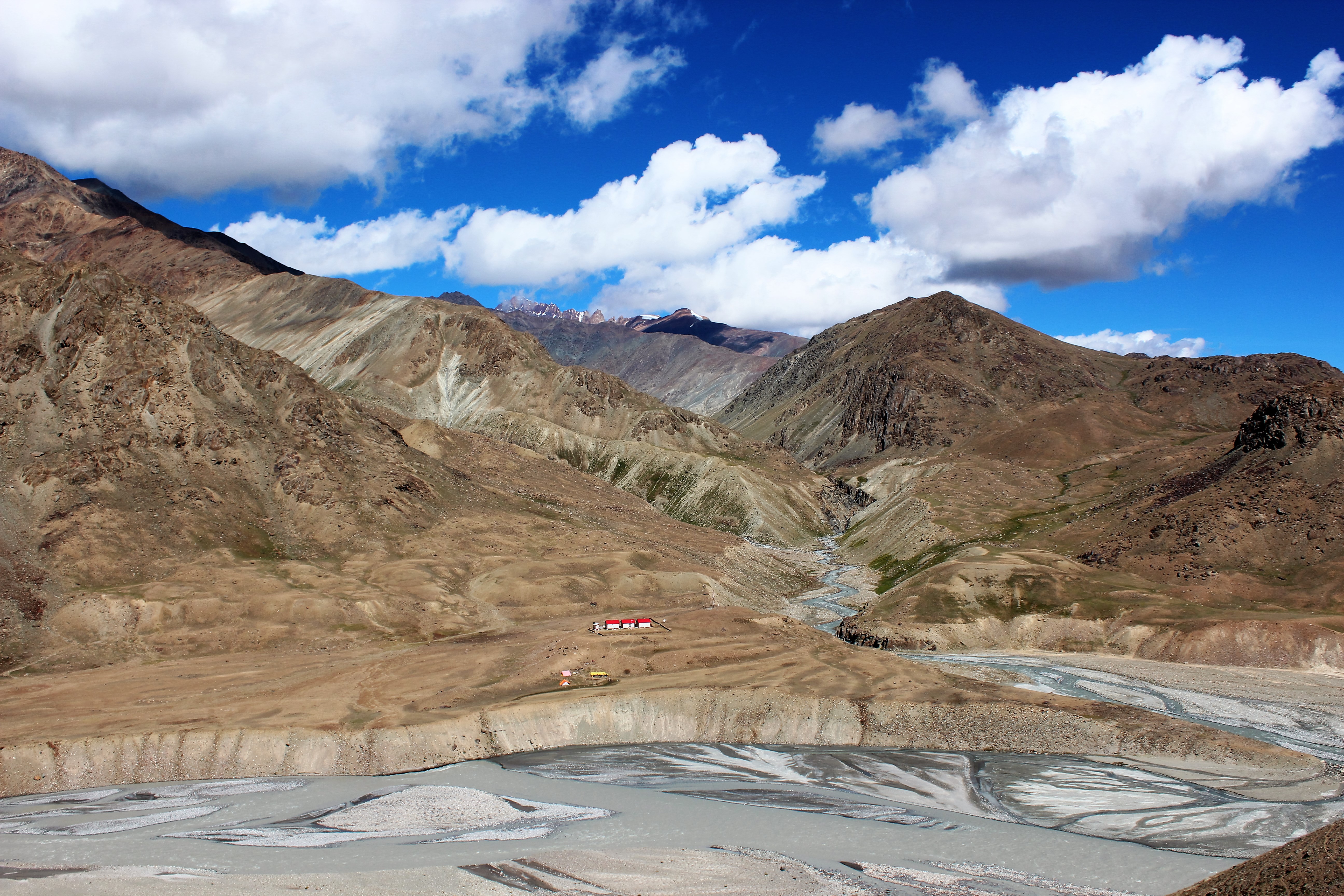 The rugged rugged Spitian terrain