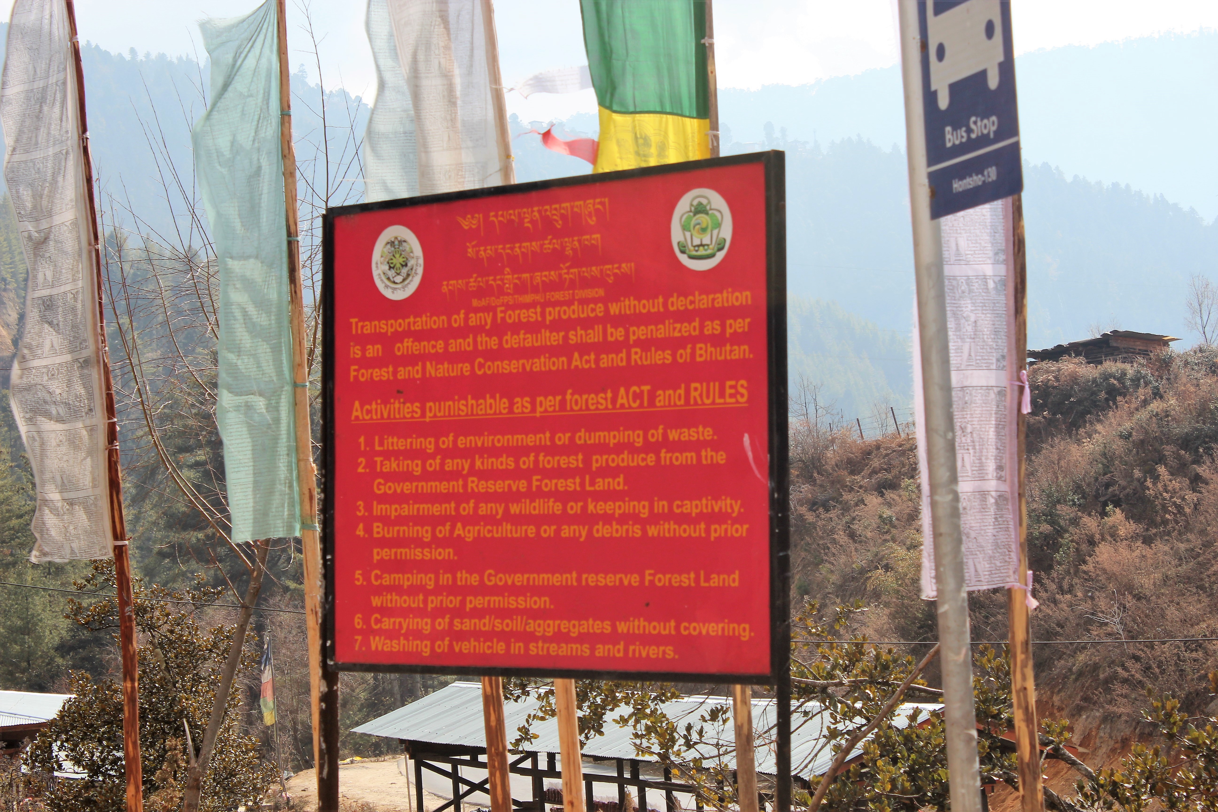 bhutan, nature, serious