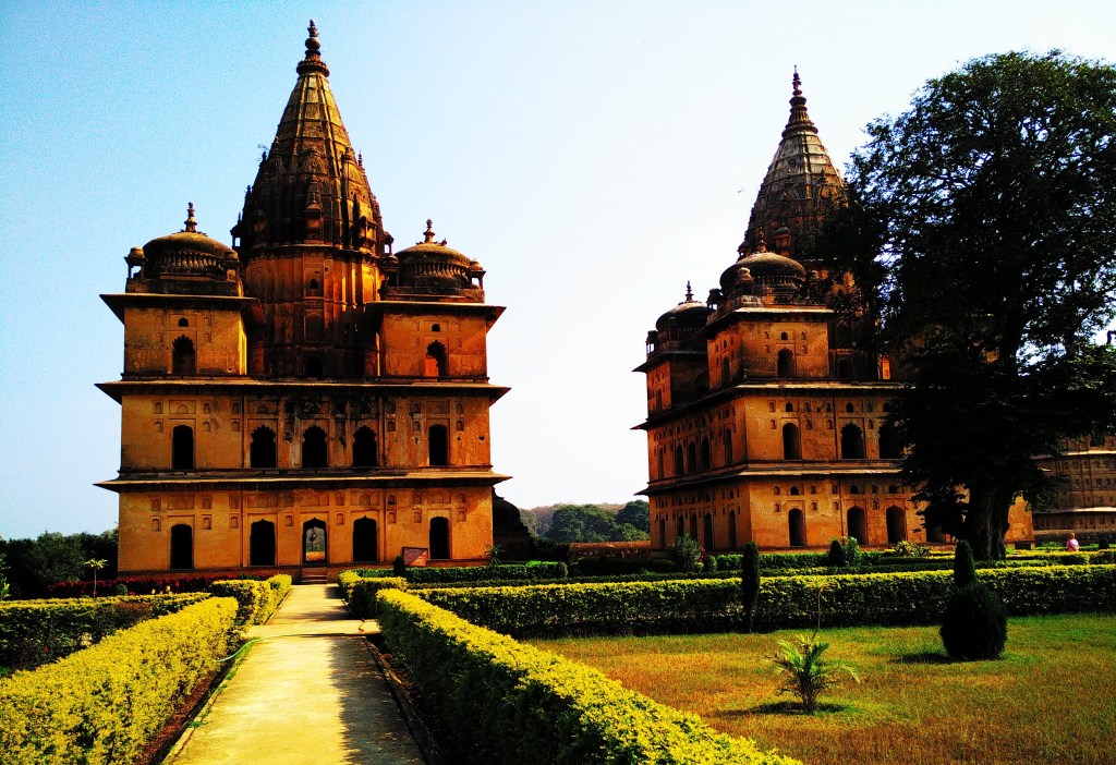 outstanding, monument, garden, charm, chhatri, orchha, madhya pradesh