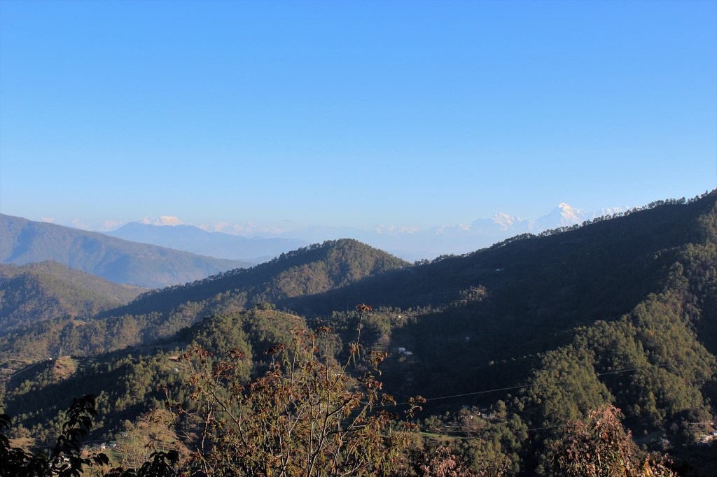 clear day, snow-capped mountain, entice