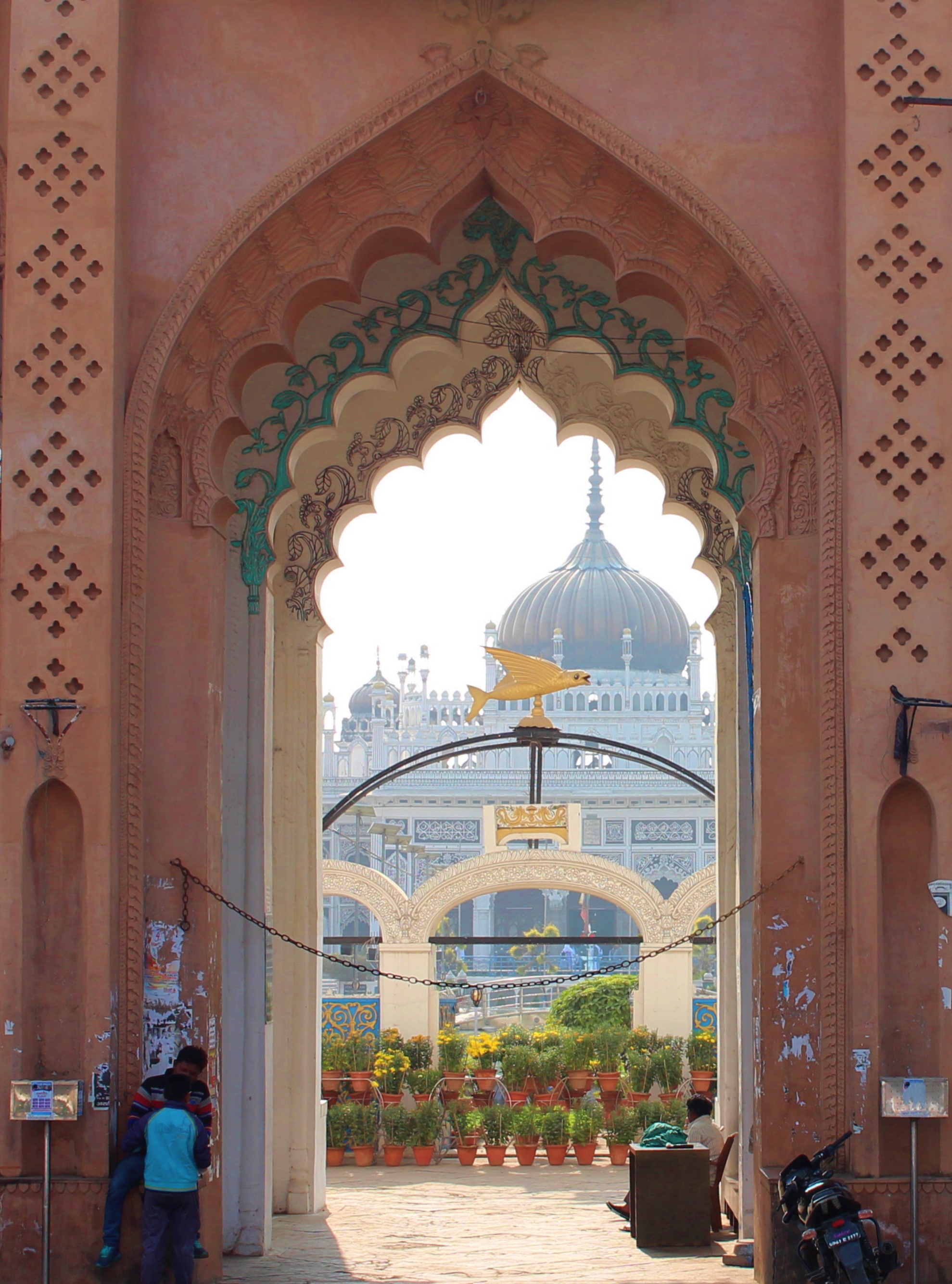 Chota Imam Bara, entrance, lucknow, uttar pradesh, india