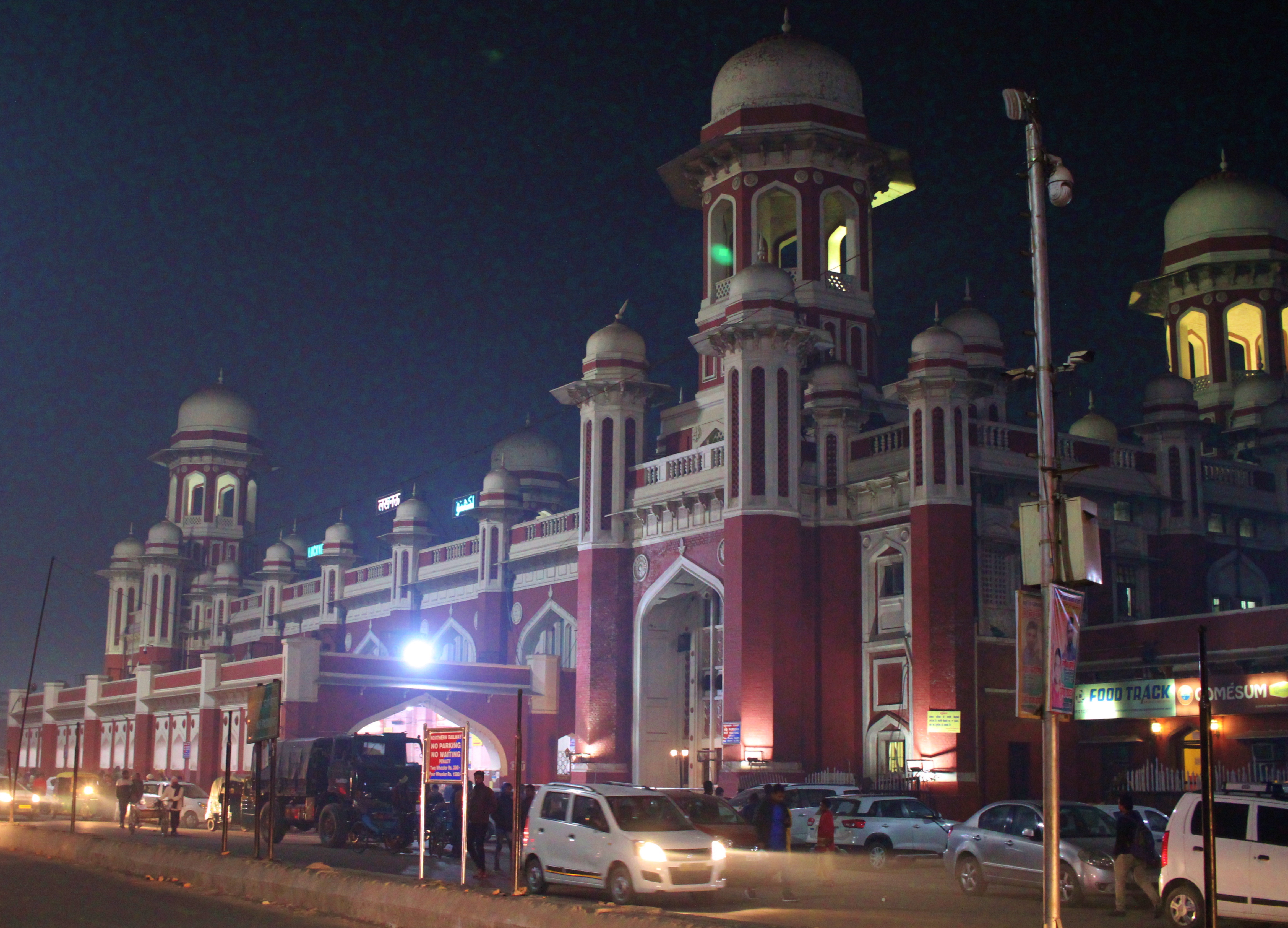 lucknow charbagh railway station, uttar pradesh, india