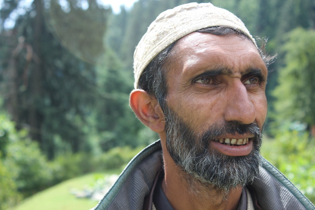 A horse groom in Pahalgam, Kashmir